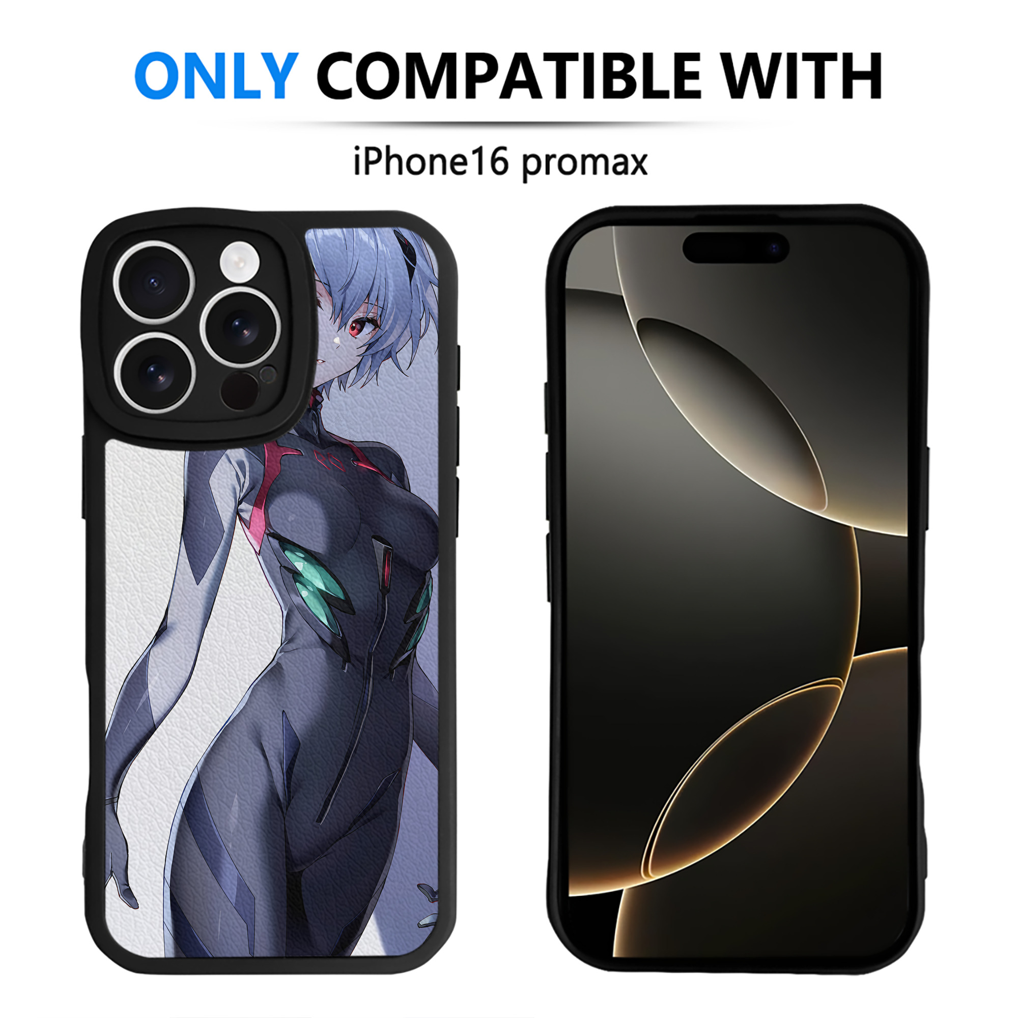 （画像用） EVA 新世紀エヴァンゲリオン 【iPhone 16シリーズ対応】シリコンスマホケース（レザー調） 材質：シリコン